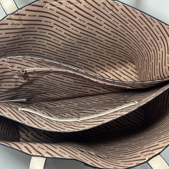 Aldo nude leather Large Totebag - Picture 6 of 12